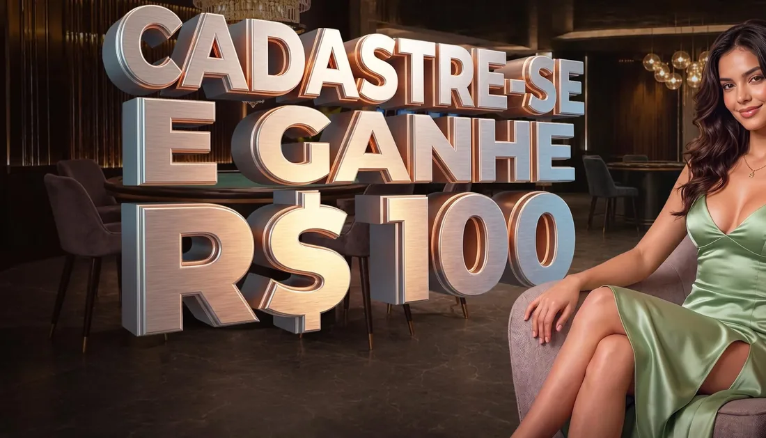 Banner da TopX: Cadastre-se e ganhe R$100